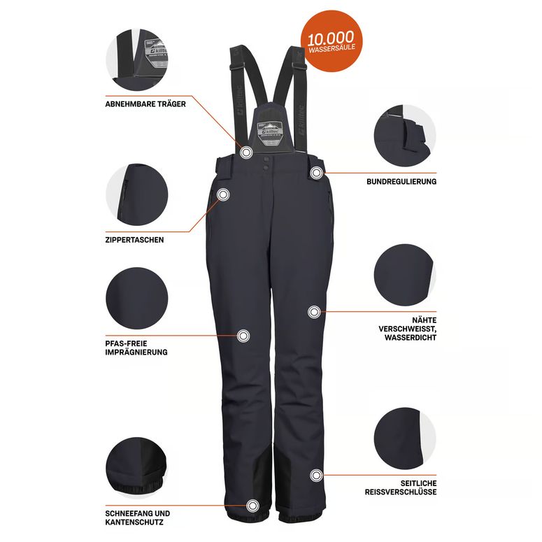 Брюки KILLTEC KSW 249 WMN SKI PNTS женские - 5
