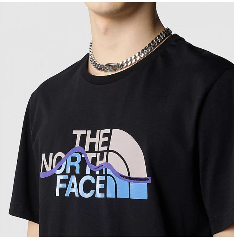 Футболка THE NORTH FACE M SS MOUNTAIN LINE TEE чоловіча - 3