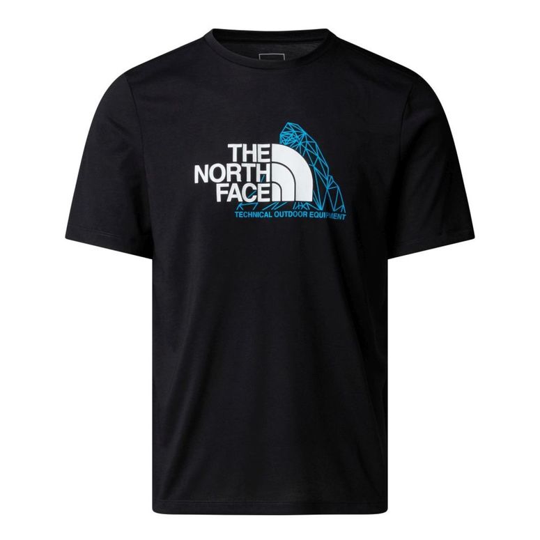 Футболка THE NORTH FACE M MOUNTAIN FOUNDATION SS TEE-GRAPHIC чоловіча - 1