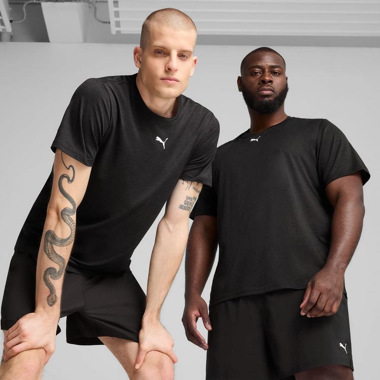 Футболка Puma M TAD ESSENTIALS HEATHER CAT Tee (CF small cat) чоловіча - 7