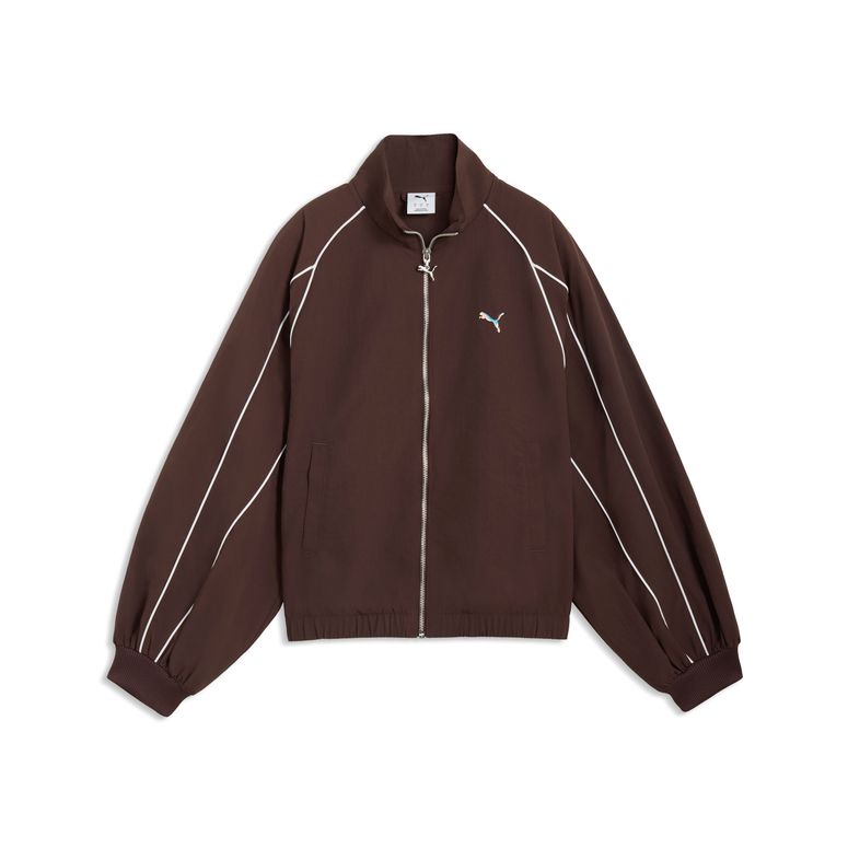 Джемпер Puma T7 Balloon Sleeve Piping Relaxed Woven Track Jacket женский - 4