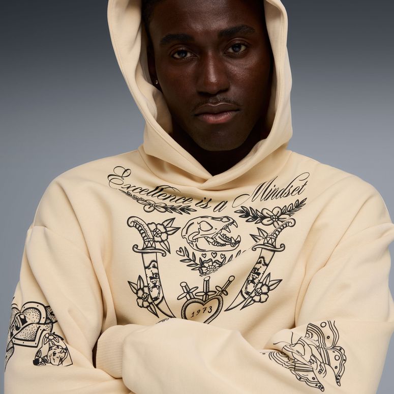 Джемпер Puma Swish N' Ink Hoodie FL мужской - 3