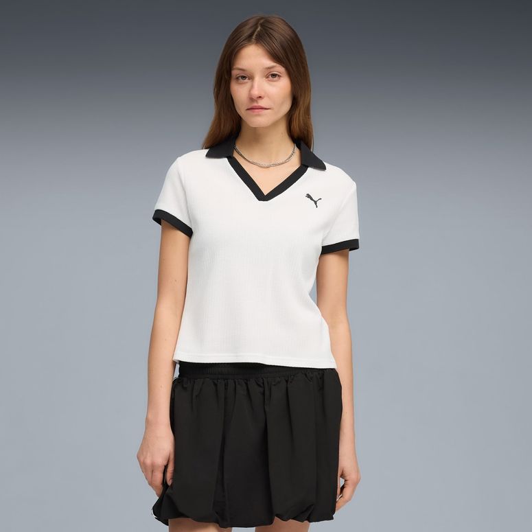 Футболка Puma WARDROBE ESS Polo жіноча - 3