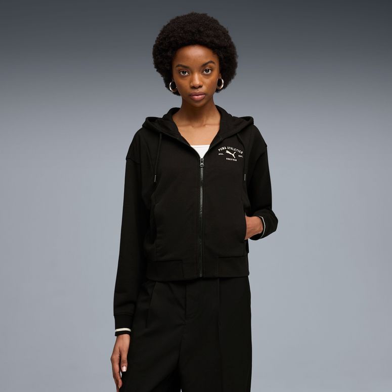 Джемпер Puma PUMA CLASS Comfort Full-Zip Hoodie TR женский - 1