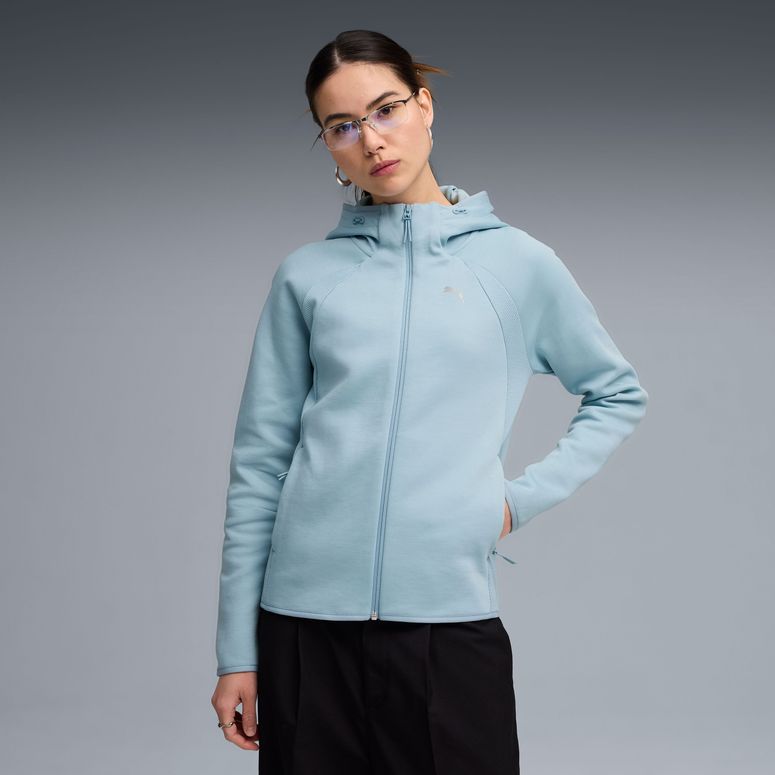 Джемпер Puma EVOSTRIPE FULL-ZIP HOODIE DK женский - 1