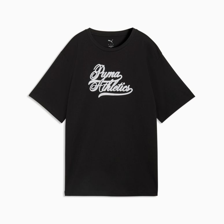 Футболка Puma GRAPHICS  Relaxed Varsity Tee жіноча - 4