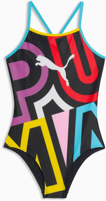 Купальник Puma PUMA SWIM GIRLS PLACED PRINT SWIMSUIT 1P для дівчинки - 1