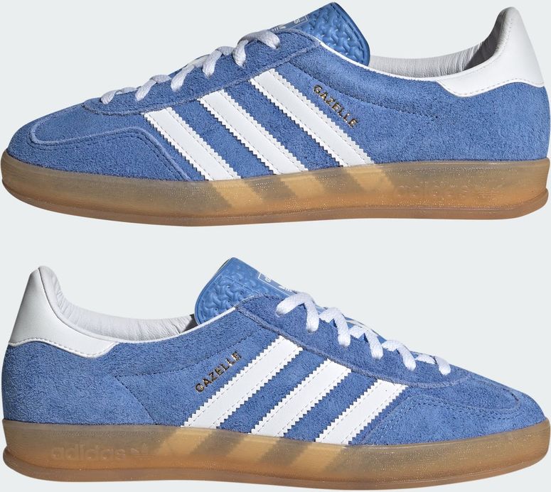 Кроссовки Adidas GAZELLE INDOOR W BLUFUS/FTWWHT/GOLDMT женские - 9