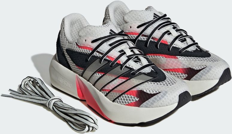 Кроссовки Adidas LIGHTBLAZE OWHITE/OWHITE/LUCRED женские - 10