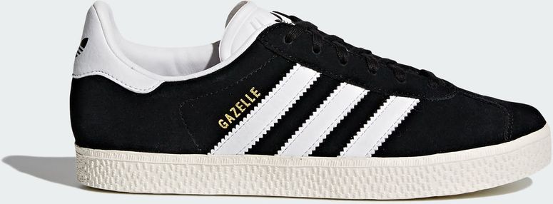 Кроссовки Adidas GAZELLE J CBLACK/FTWWHT/GOLDMT детские - 1