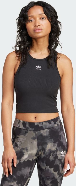 Футболка Adidas ESS RIB TANK BLACK жіноча - 1
