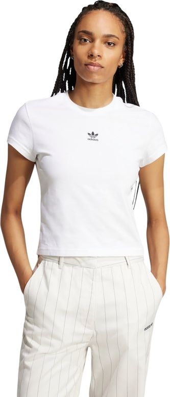 Футболка Adidas ESS SLIM TEE WHITE жіноча - 1