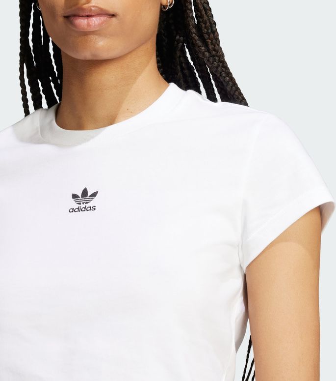 Футболка Adidas ESS SLIM TEE WHITE жіноча - 4