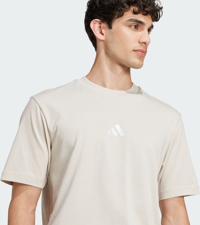 Футболка Adidas M SL SJ T WONALU/WHITE чоловіча - 4