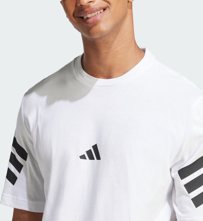 Футболка Adidas M FI 3S REG T WHITE чоловіча - 4