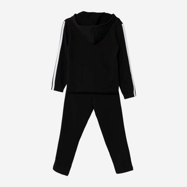 Костюм Adidas J 3S FT TS 220 BLACK/WHITE дитячий - 3