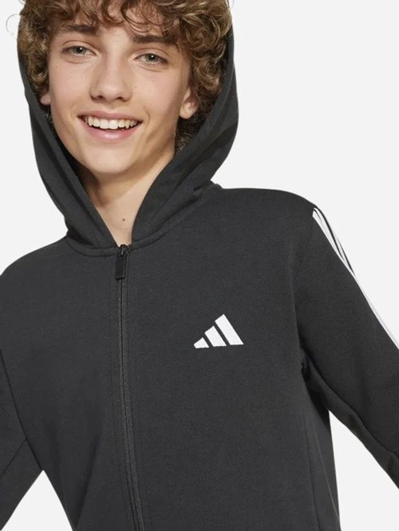 Костюм Adidas J 3S FT TS 220 BLACK/WHITE дитячий - 6