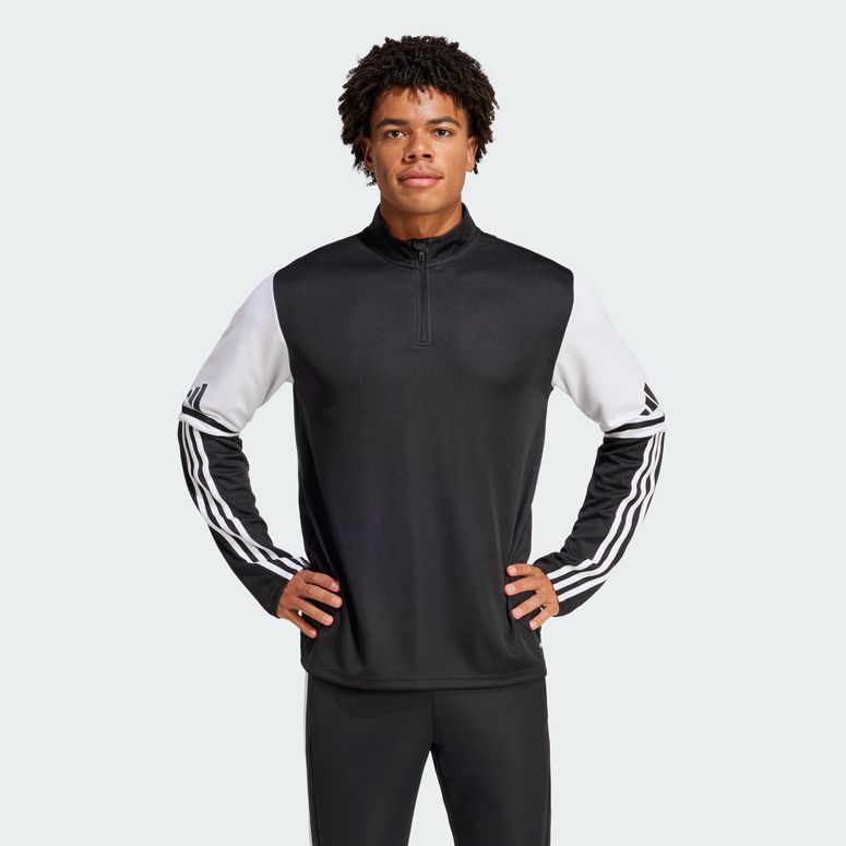 Джемпер Adidas SQ25 TR TOP BLACK/WHITE мужской - 1