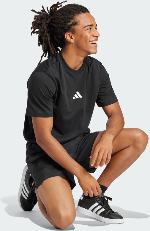 Футболка Adidas M SL SJ T BLACK/WHITE чоловіча - 3
