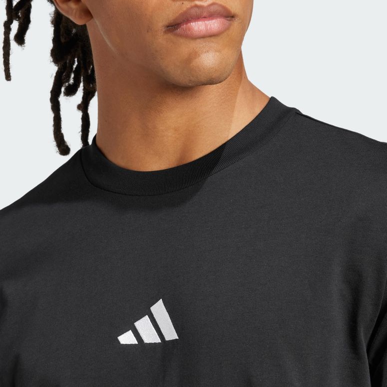 Футболка Adidas M SL SJ T BLACK/WHITE чоловіча - 4