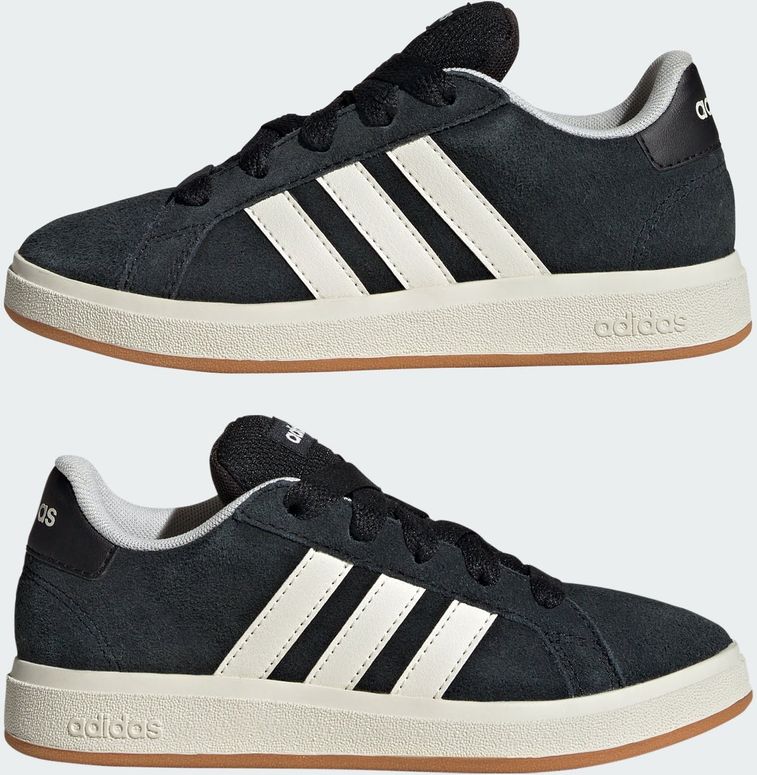 Кроссовки Adidas GRAND COURT 00s K CBLACK/OWHITE/GUM10 детские - 9
