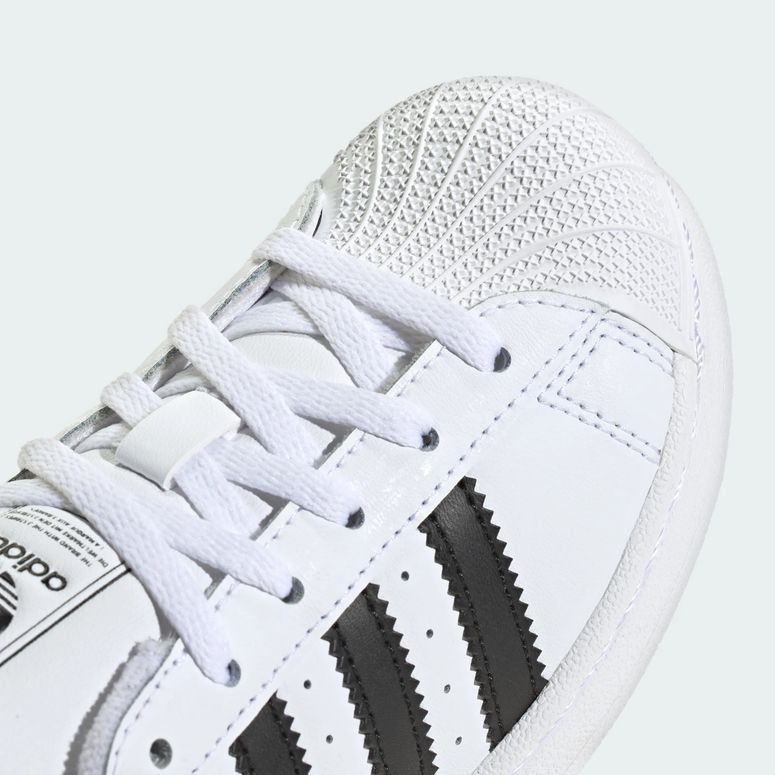 Кроссовки Adidas SUPERSTAR II J FTWWHT/CBLACK/FTWWHT детские - 7