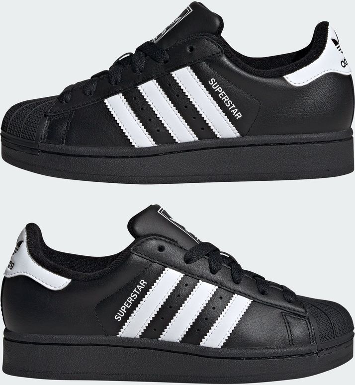 Кроссовки Adidas SUPERSTAR II J CBLACK/FTWWHT/CBLACK детские - 9