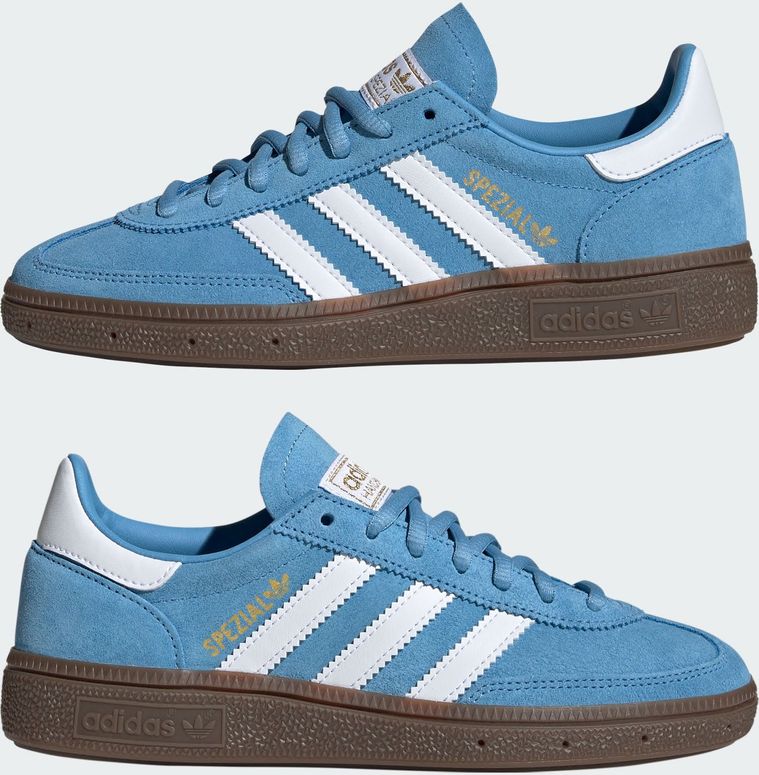 Кроссовки Adidas HANDBALL SPEZIAL J LTBLUE/FTWWHT/GUM5 детские - 9