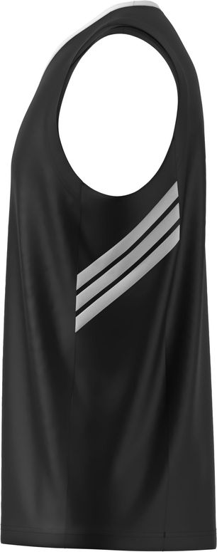 Футболка Adidas 3-STRIPES TANK BLACK/WHITE чоловіча - 2