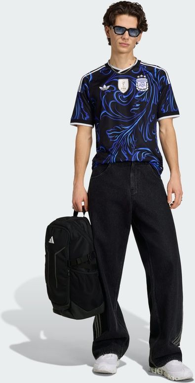 Футболка Adidas AFA A JSY D BLACK/LUCBLU/BLUBRS чоловіча - 3
