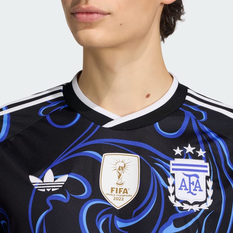 Футболка Adidas AFA A JSY D BLACK/LUCBLU/BLUBRS чоловіча - 4