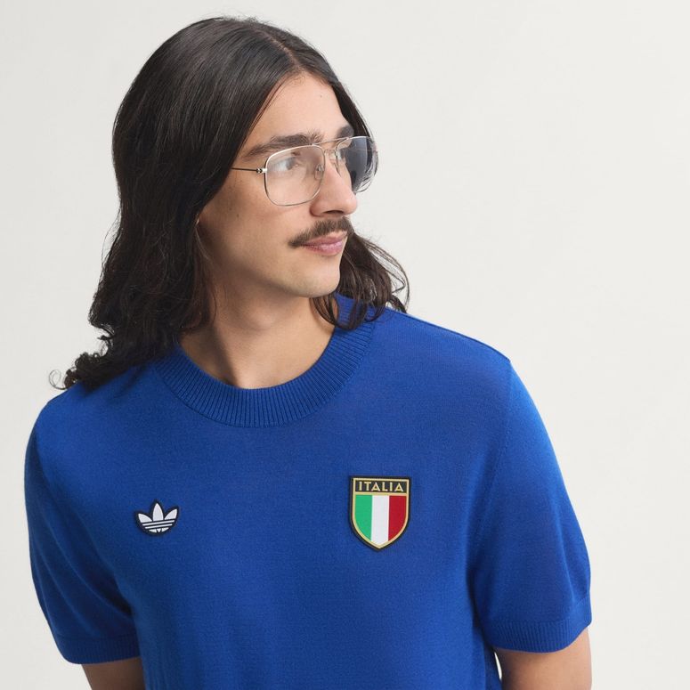 Футболка Adidas FIGC 70S JSY ROYBLU чоловіча - 5