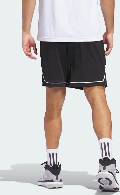 Шорти Adidas BOS SHORT BLACK/WHITE чоловічі - 2