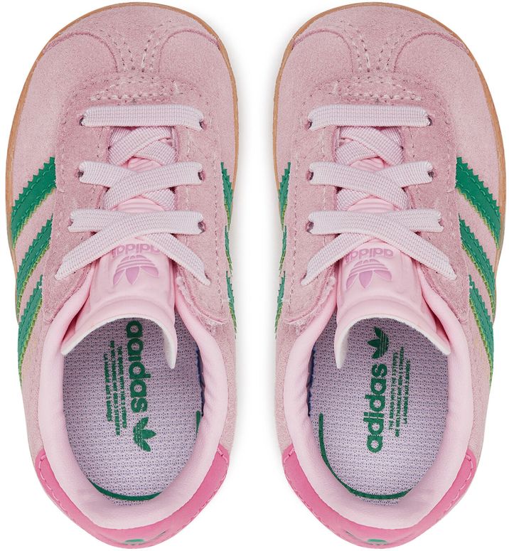 Кроссовки Adidas GAZELLE J CLPINK/COUGRN/BLIPNK для девочки - 6