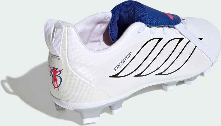 Бутсы Adidas PREDATOR CLUB FT EL FG/MG J FTWWHT/ZEROMT/ROYBLU детские - 4
