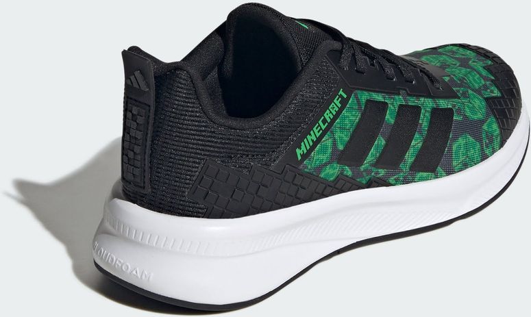 Кроссовки Adidas MINECRAFT FORTARUN J CBLACK/CBLACK/FTWWHT для мальчика - 6