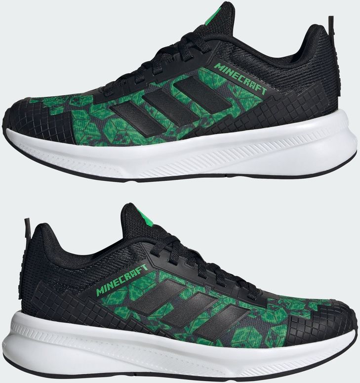 Кроссовки Adidas MINECRAFT FORTARUN J CBLACK/CBLACK/FTWWHT для мальчика - 9