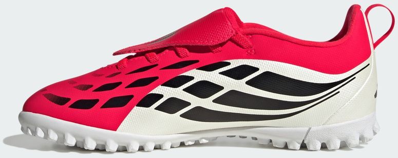 Бутсы Adidas PREDATOR CLUB FT EL TF J LUCRED/CBLACK/FTWWHT детские - 2
