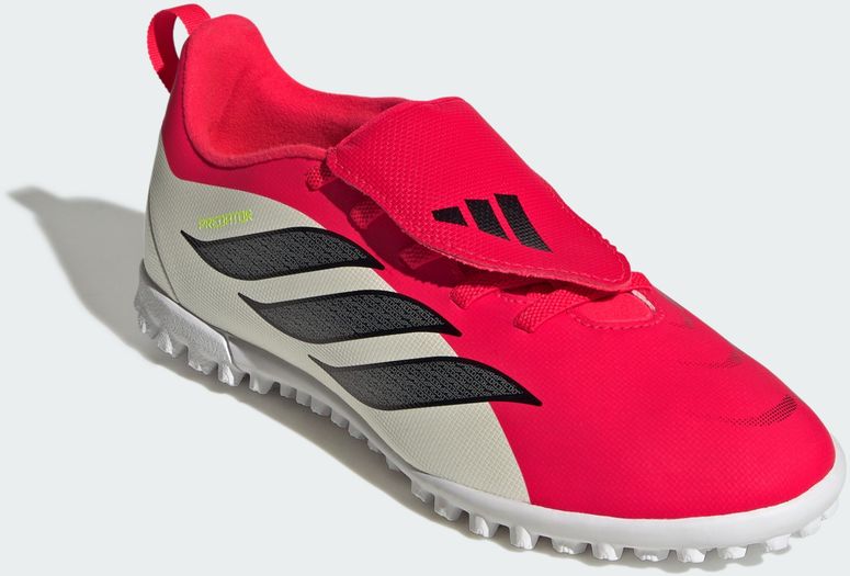 Бутсы Adidas PREDATOR CLUB FT EL TF J LUCRED/CBLACK/FTWWHT детские - 3