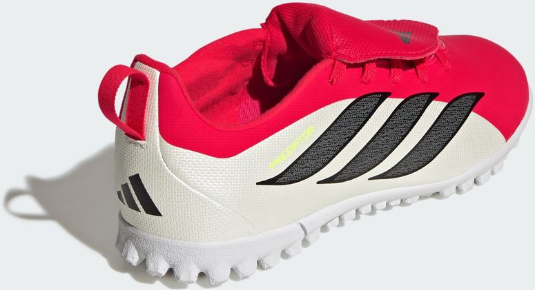 Бутсы Adidas PREDATOR CLUB FT EL TF J LUCRED/CBLACK/FTWWHT детские - 4