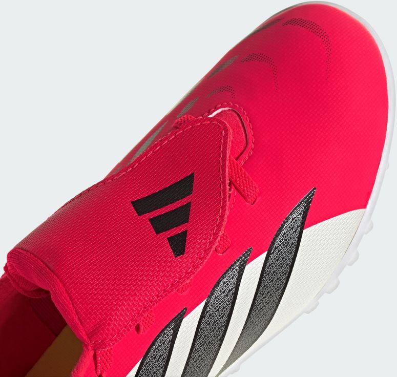 Бутсы Adidas PREDATOR CLUB FT EL TF J LUCRED/CBLACK/FTWWHT детские - 8