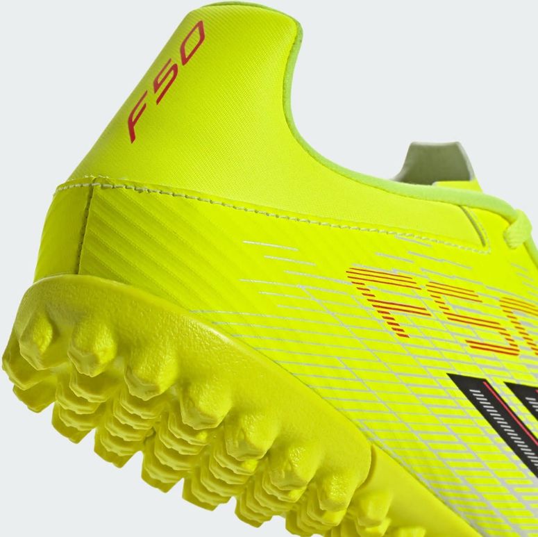 Бутсы Adidas F50 CLUB TF TESOYE/CBLACK/LUCRED мужские - 10