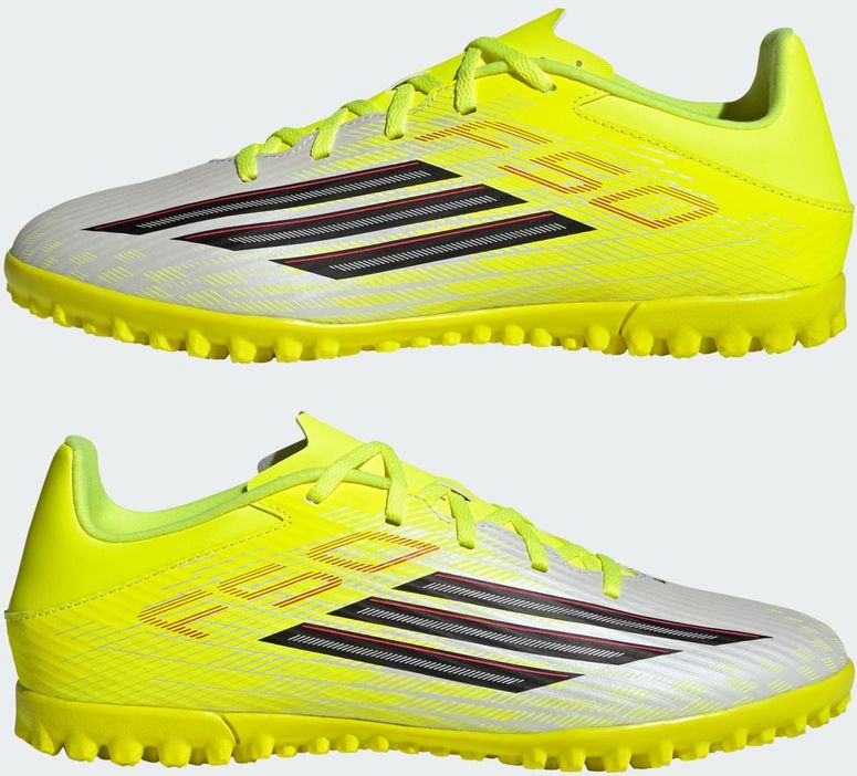 Бутсы Adidas F50 CLUB TF TESOYE/CBLACK/LUCRED мужские - 5