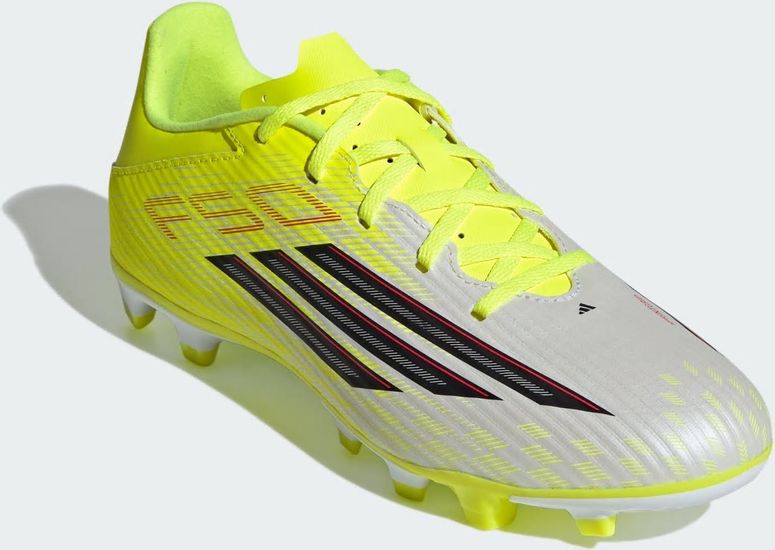 Бутсы Adidas F50 CLUB FG/MG TESOYE/CBLACK/LUCRED мужские - 3