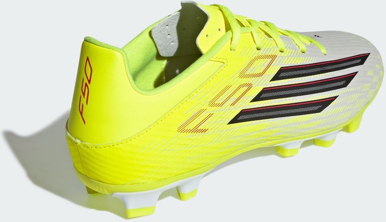 Бутсы Adidas F50 CLUB FG/MG TESOYE/CBLACK/LUCRED мужские - 4