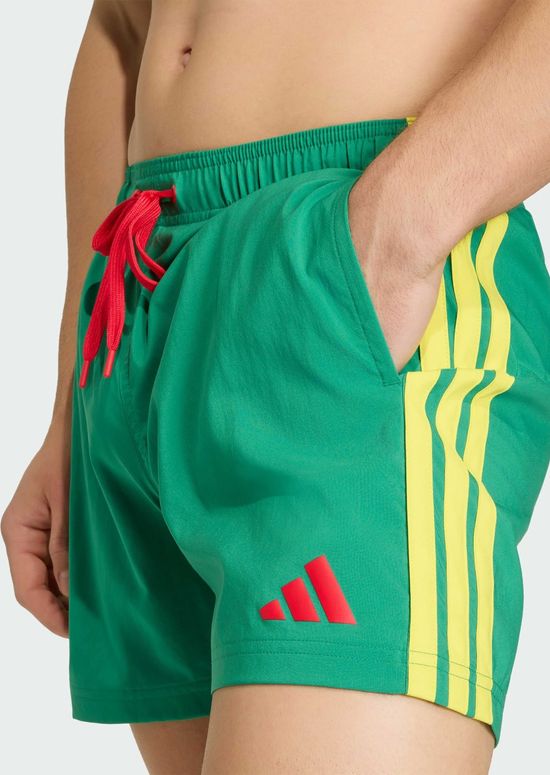 Шорты Adidas 3S SH 5IN BGREEN/PURRUB мужские - 5