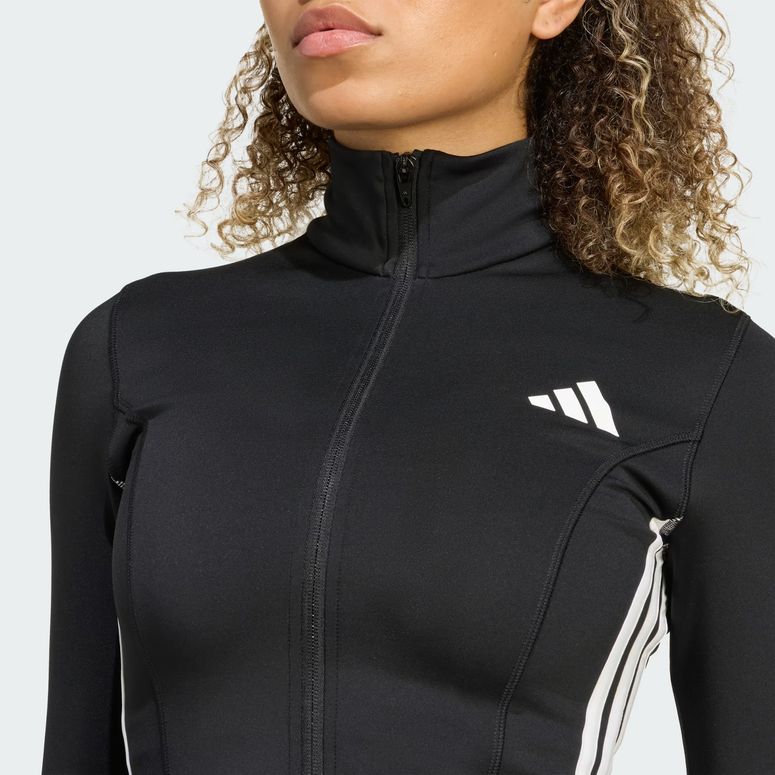 Джемпер Adidas WE JKT 3S BLACK/WHITE женский - 3