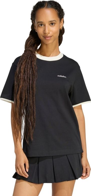 Футболка Adidas W CP TEE BLACK/OWHITE женская - 1