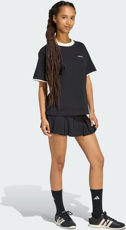 Футболка Adidas W CP TEE BLACK/OWHITE женская - 3