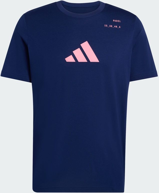 Футболка Adidas M PADEL CAT G T DKBLUE чоловіча - 2